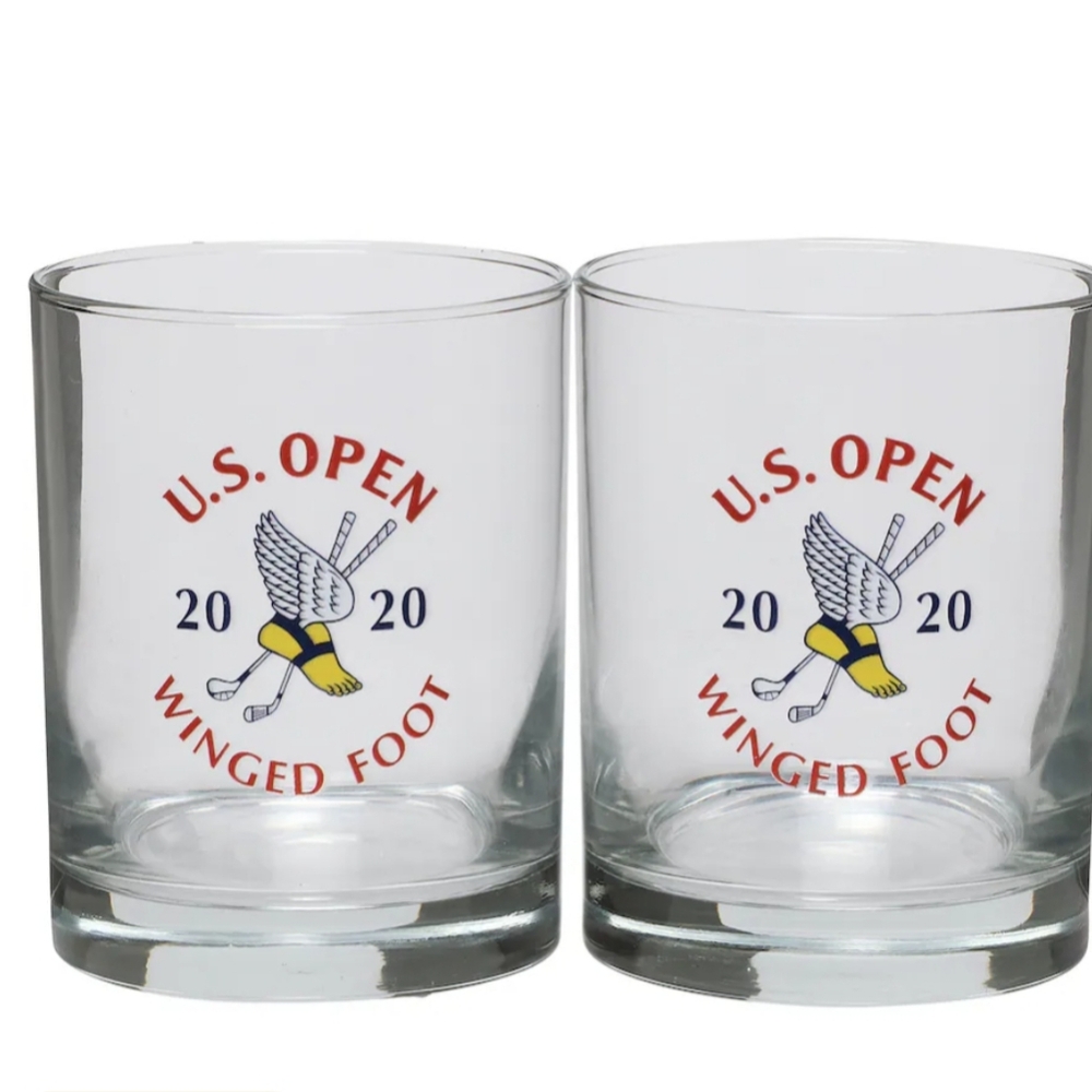 2020 U.S. Open 2-Pack 14oz. Full Color Logo Glass Set